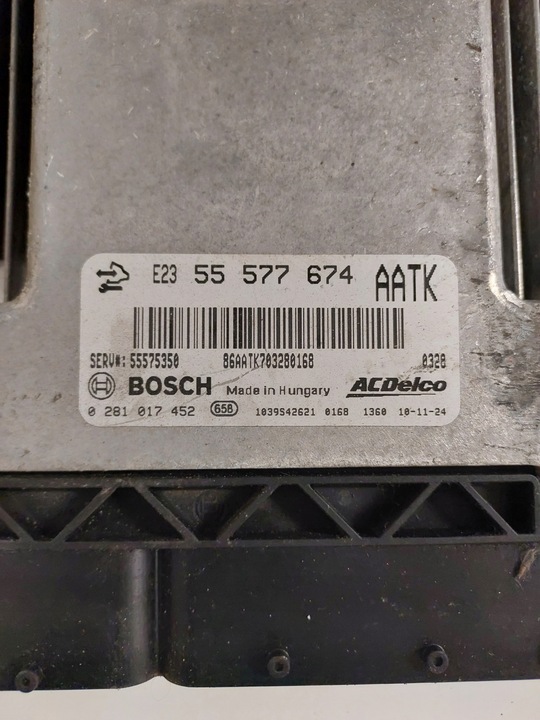 фото №5, Комп'ютер двигуна 2.0 cdti opel 55577674