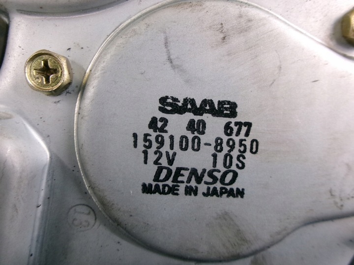 фото №5, Saab 9-3 98-02 liftback двигун двірники зад 4240677 4pin оригінал