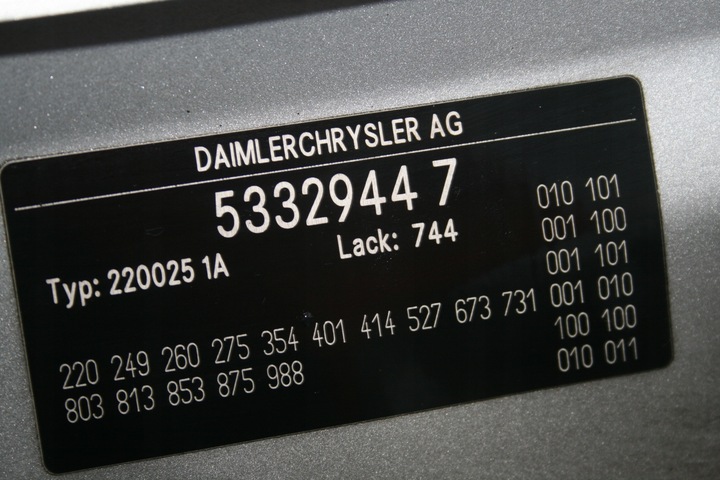 фото №10, Mercedes w220 рестайлінг капот 744 оригінальний лак