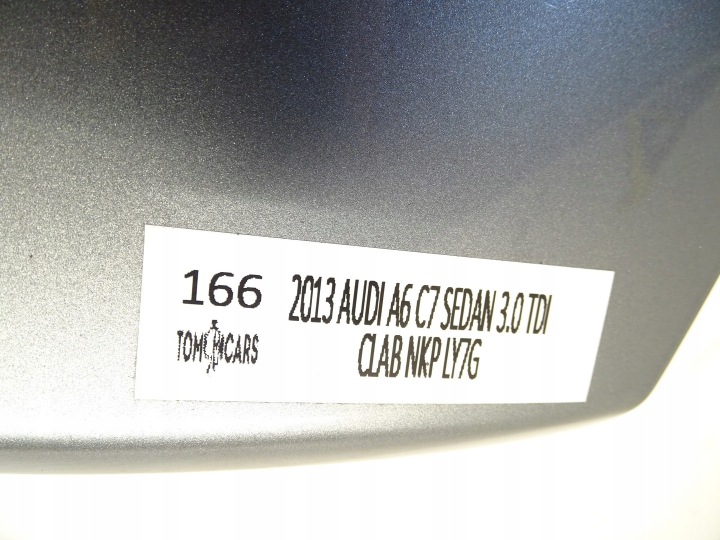 фото №8, Крышка зад задняя багажника audi a6 c7 sedan ly7g