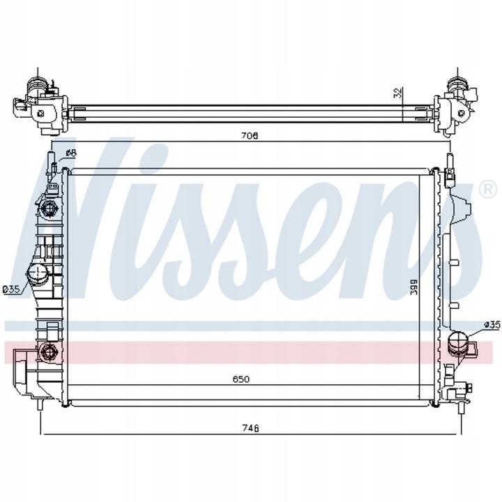 фото №1, Радіаторів води bls croma signum vectra c 9-3 1.9