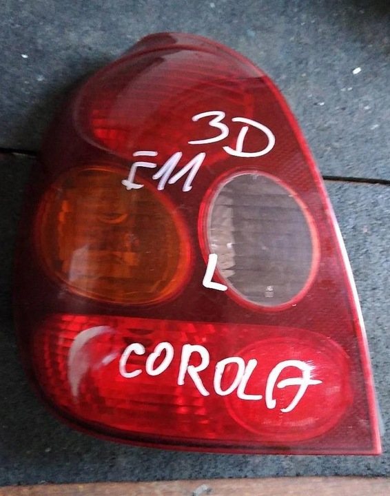 фото №1, Лампа левый зад 3d e11 toyota corolla