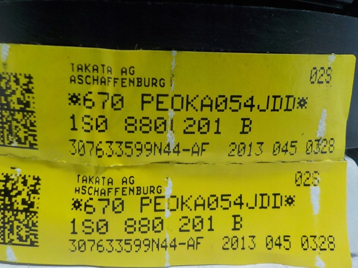 фото №8, Volkswagen vw up! подушка водителя air bag 1s0880201b