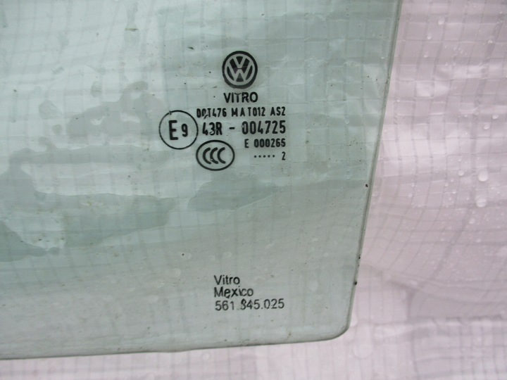 фото №2, Стекло дверь боковая левый зад vw passat b7 usa