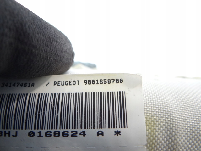 фото №10, Peugeot 5008 i права шторка повітряна air bag 9801658780