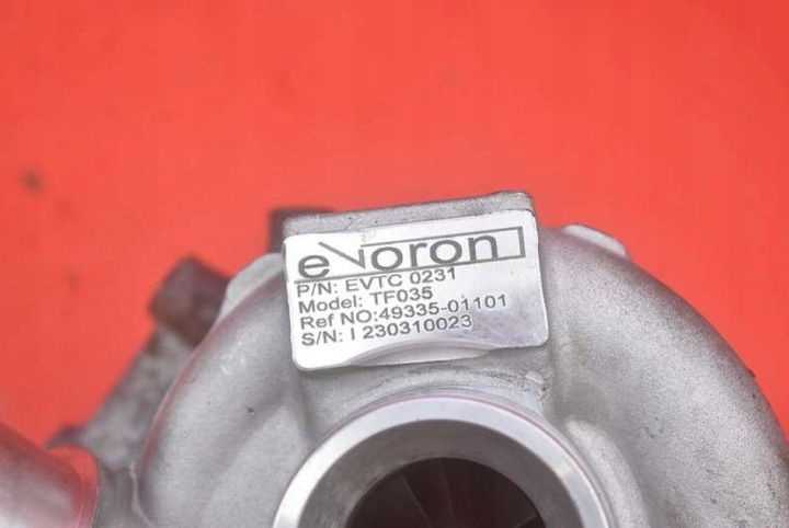 фото №7, Турбонагнетатель турбина 49335-01101 mitsubishi asx 1 i 1.8 did 150 km 12-16