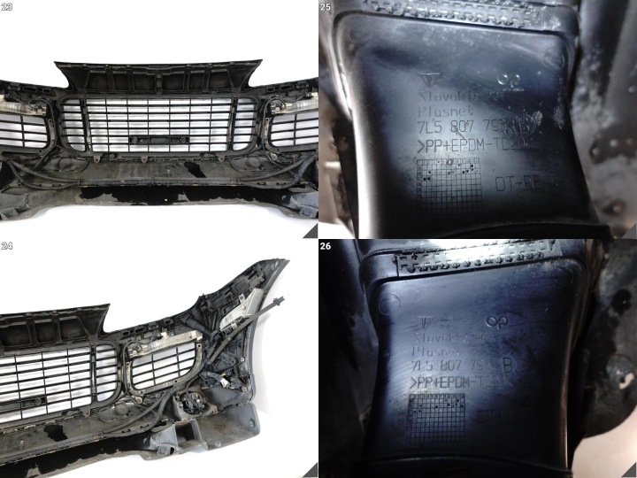 фото №12, Porsche cayenne 7l5 955 рестайлінг 07-10 турбіна gts бампер спойлер перед комплект