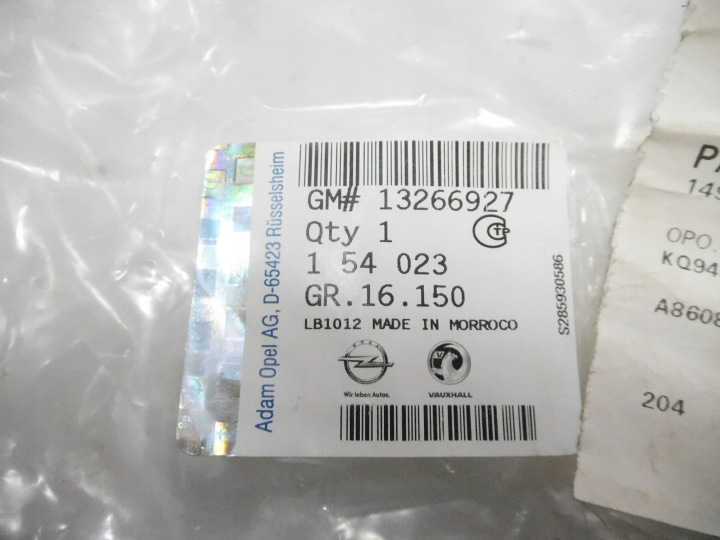 фото №9, Opel meriva b uszczelkau скла двері задніх правих 13266927 оригінальна запчастина