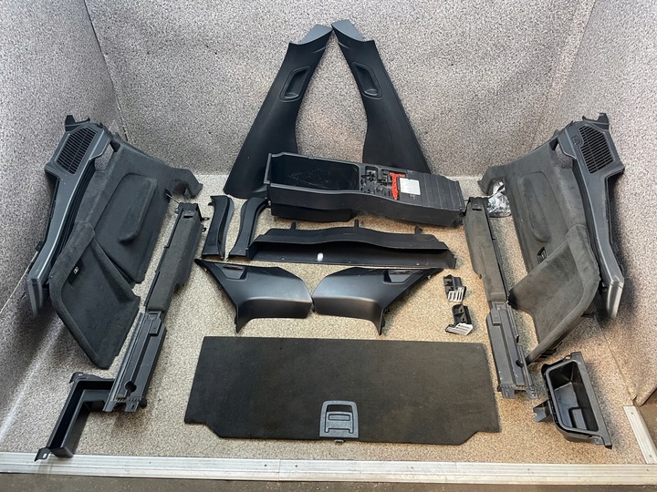 фото №9, Прокладка 7os диван сидіння шкіра чорна салон багажника ремені bmw e70 x5