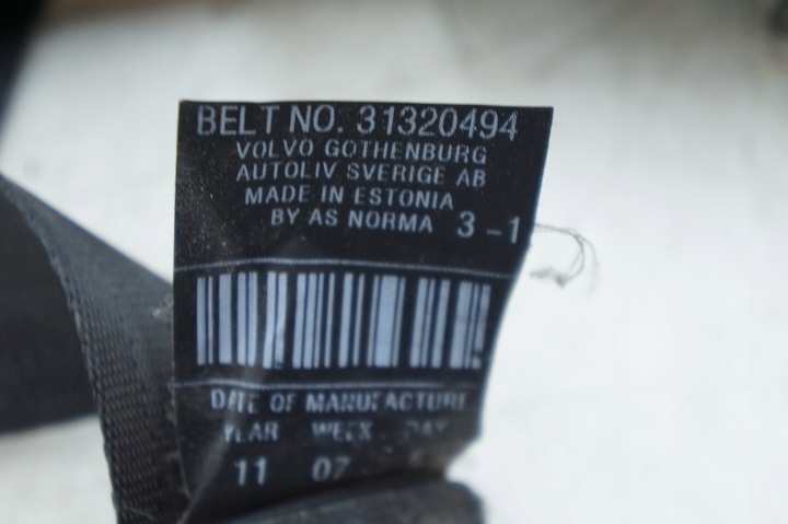 фото №3, Volvo v50 i s40 ii pas безпеки лівий перед ліві переднє 31320494