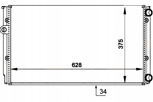 фото №2, Hella радіаторів води vw golf iii 1.9 tdi 1h1
