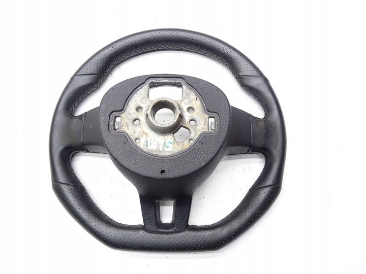 фото №10, Руль кожа стёганая срезанная 1k8419091t vw scirocco iii golf vi