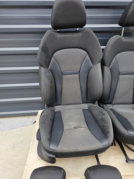 фото №10, Сидіння сидіння комплект audi a1 8x 5-двері шкіра+ матеріал