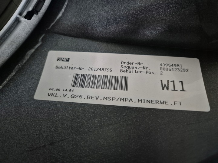 фото №16, Бампер перед a96 minerailweiss pdc установка камера bmw 4 i4 g26 м-пакет