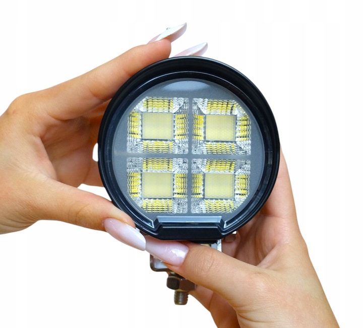 фото №1, Лампа робоча світлодіодна 64 led 64w діоди osram розсіююча 12-24v 4200lm