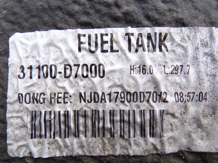 фото №10, Бак bak пального 31100-d7000 kia sportage iv