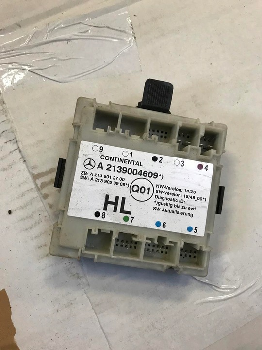 фото №1, Mercedes e класс w213 блок управления дверь a2139004609