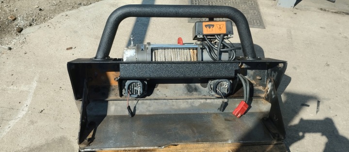 фото №10, Jeep wrangler jk бампер передній сталь лебідка warn плита захист двигуна