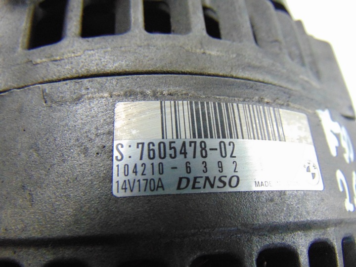 фото №5, Генератор bmw f20 f10 f11 f30 f31 x1 e84 x3 n20 бензин