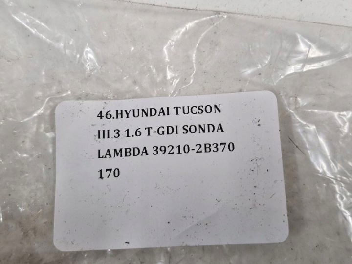 фото №6, Hyundai tucson iii 3 1.6 t-gdi лямбда-зонд 39210-2b370