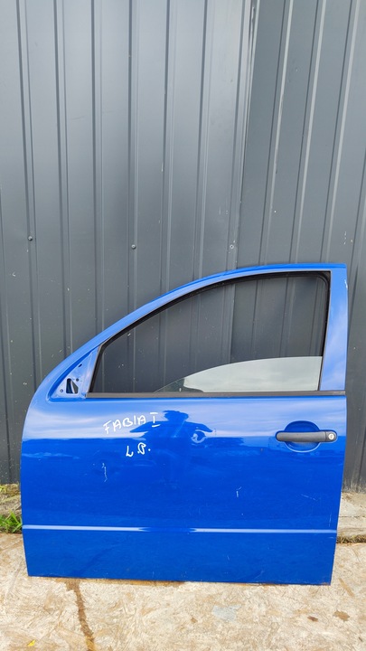 фото №1, Дверь левый перед передние цвет 4590 w оригинальные комплектные skoda fabia i