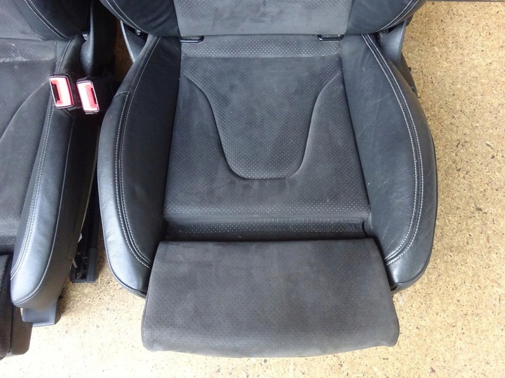 фото №12, Audi a4 b8 8k оббивка сидіння диван зад шкіра алькантара комплект s-line