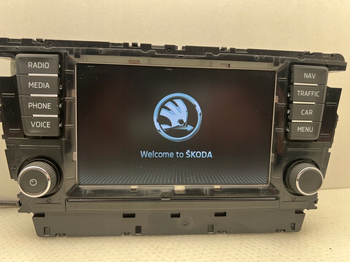 фото №1, Дисплей радіо екран skoda rapid 5ja919604a