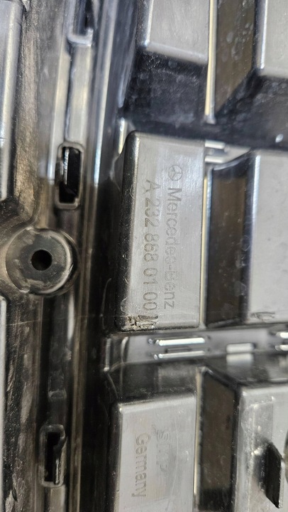 фото №15, Бампер перед переднє решітка радіатора решітка mercedes sl w232 a232 6.3 amg a2328858100