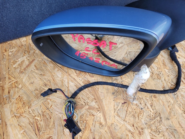 фото №6, Дзеркало зовнішні ліве volkswagen passat cc 15 +2 pin 17 pin