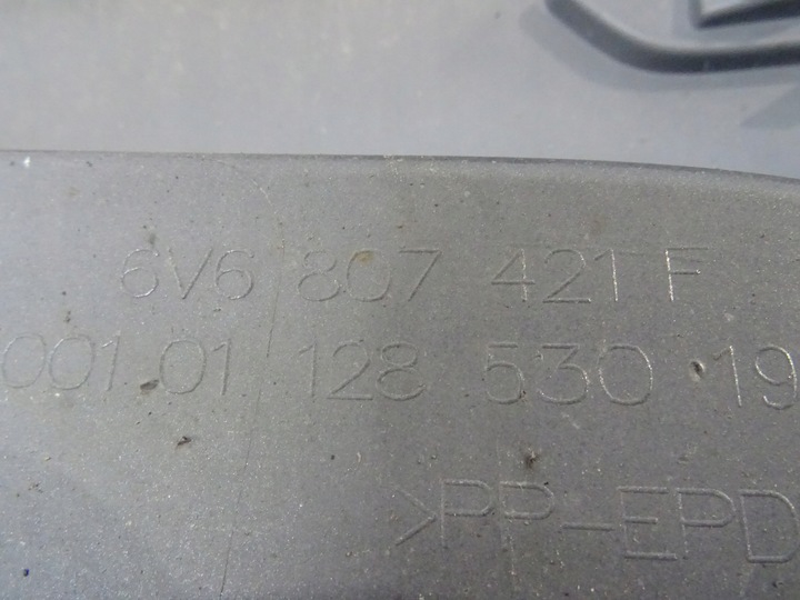 фото №11, Skoda fabia iii рестайлинг hb бампер зад 6v6807421f