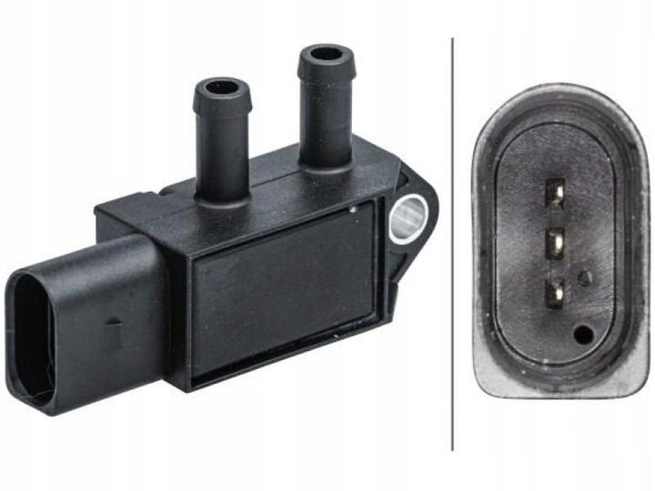 фото №2, Hella 6pp 009 409-631 датчик, давление выхлопных газов