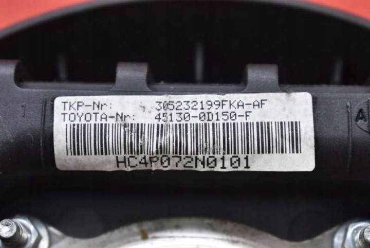 фото №7, Подушка подушка безопасности водителя 45130-0d150-f toyota yaris 2 ii 05-09