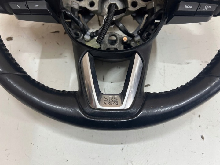 фото №6, Mazda 3 iii bm 2014- руль кожаный многофункциональная