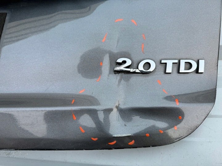 фото №12, Vw touran i 1 рестайлінг кришка кришка багажника зад задня