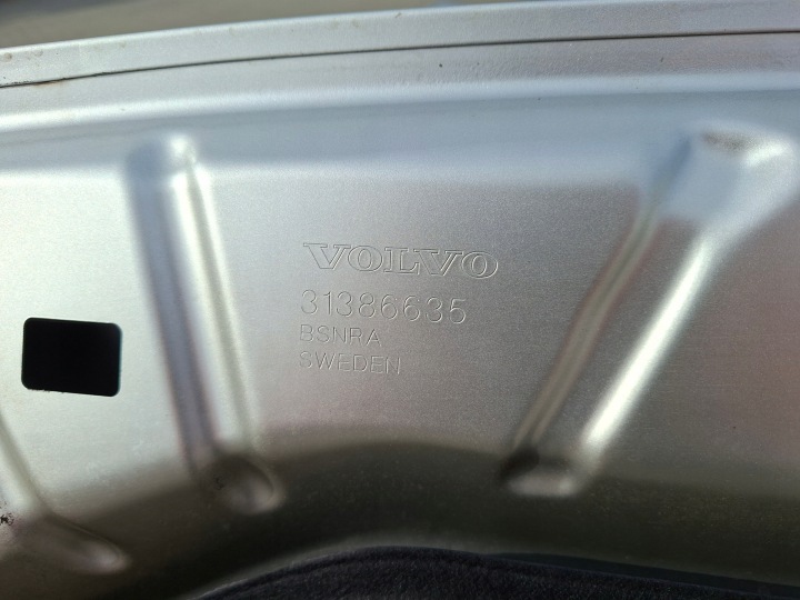 фото №15, Капот 31386635 комплектная петли шумоизоляция volvo s90 ii v90 711 -16