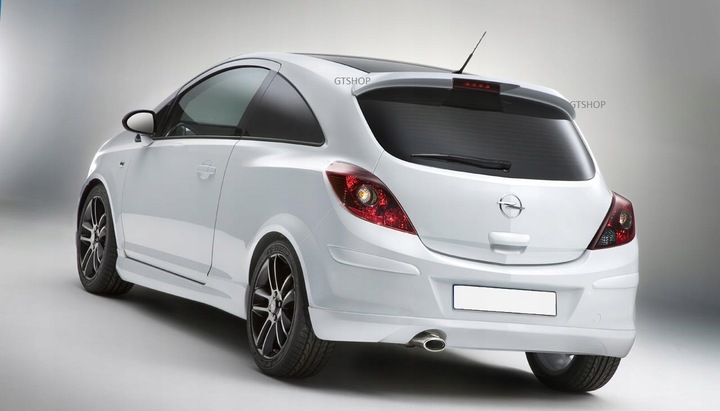фото №1, Opel corsa d 3d спойлер козирок спойлер opc-line gt shop