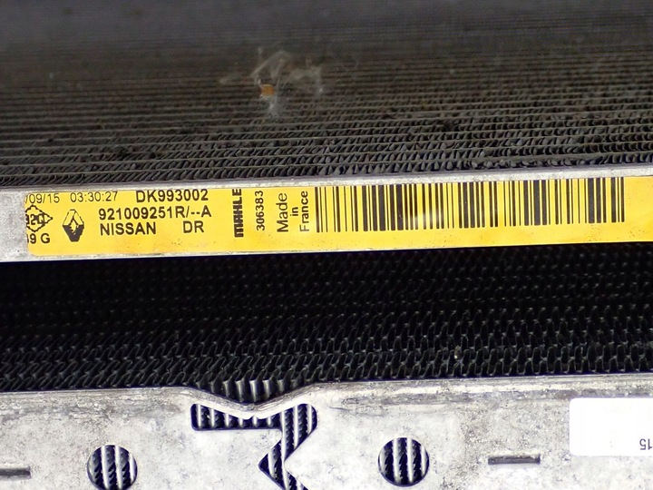 фото №12, Комплект радіатор води кондиціонер вентилятор renault espace 5 v 1.6d 118kw 15r