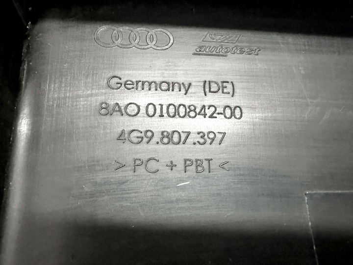 фото №10, Задня накладка заглушка фаркоп audi rs6 a6 4g9 - mat aso