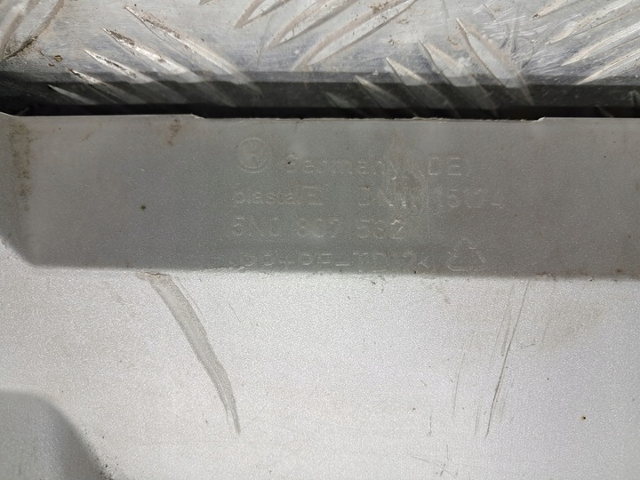 фото №8, Vw tiguan ii 5n0 захист спойлер бампера перед 5n0807532