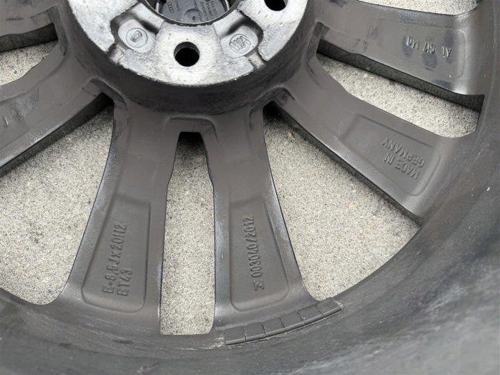 фото №12, Алюмінієвий диск + шина goodyear 225/40r20 20" audi a6 c8 4k 4k0601025j