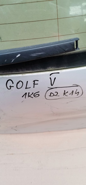 фото №7, Vw golf v 5 hb 1k6 03-08 крышка багажника задняя зад