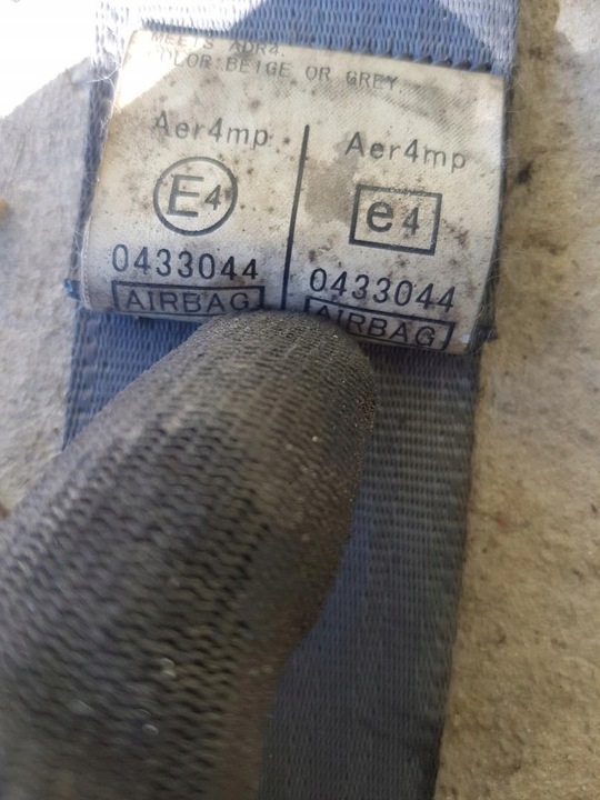 фото №7, Pas безопасности правый перед toyota prius 7l8230-p