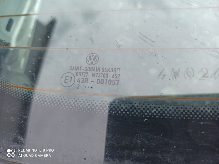 фото №5, Крышка стекло задняя vw golf v хэтчбек 1k6827025