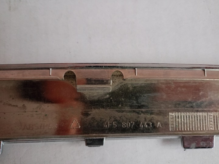 фото №7, Планка хром бампера зад 4f5807443a audi a6 c6