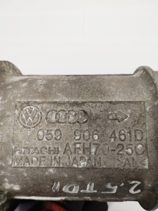 фото №5, Расходомер воздуха skoda superb 2.5tdi 059906461d