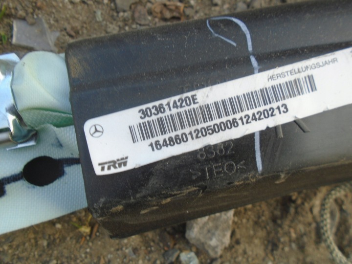 фото №5, Mercedes x164 gl шторка левая правая air bag idalna