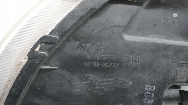 фото №7, Фара праве перед права hyundai i30 i 92102-2lxxx