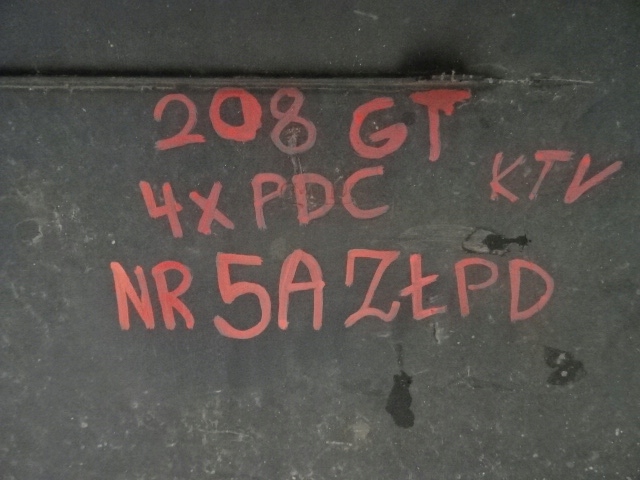 фото №16, Peugeot 208 gti бампер заднее 4xpdc ktvd