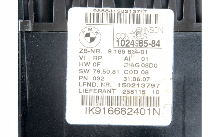 фото №7, Спідометр  bmw e81 e82 e87 e88 e87 lci 120d 2.0d