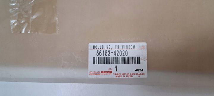 фото №9, Toyota rav4 v нижняя молдинг стёкла лобовой перед 56153-42020